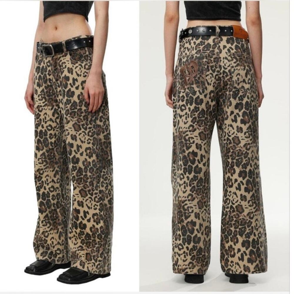 Aelfric Eden Leopard Print Jeans Size 31
